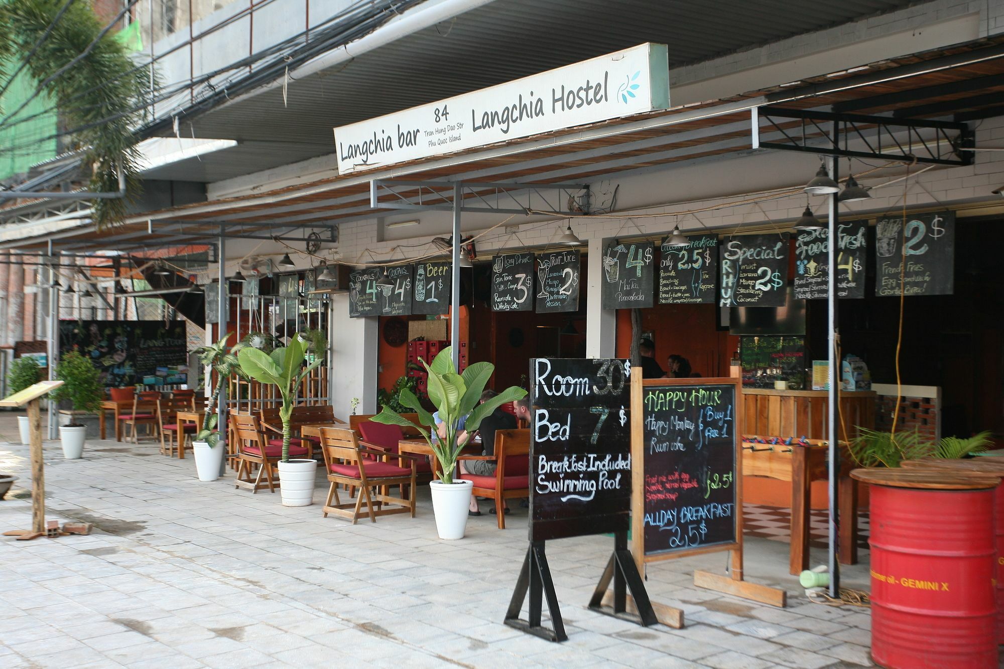 Langchia Hostel Phu Quoc Bagian luar foto